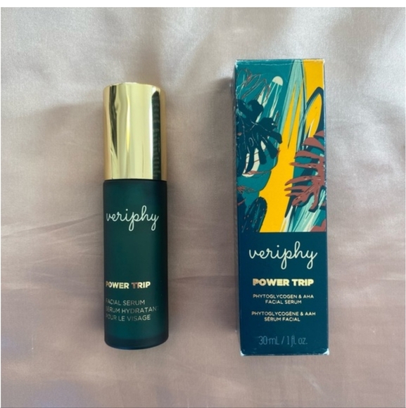 NIB $90 Luxury Veriphy Power Trip Phytoglycogen & AHA facial serum - Picture 5 of 8